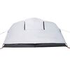vidaXL Camping Tent Dome 4-Person White Blackout Fabric Waterproof