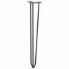 vidaXL hairpin legs for console tables for Console Table 4 pcs Anthracite 72 cm Solid Steel