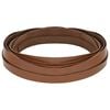 vidaXL Leather Strap 1 Brown 500 x 1 cm Leather