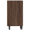 vidaXL Bottom Cabinet Riga Brown Oak 30x44.5x81.5 cm Engineered Wood
