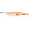 vidaXL Manual Retractable Awning with LEDs Multicolour 4.5 x 3 m