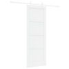 vidaXL Sliding Door 73.5 x 198.5 cm Engineered Wood White