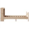 vidaXL Bed Frame without Mattress 75x190 cm Small Single Solid Wood Pine