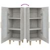 vidaXL Sideboard Concrete Grey 34.5x34x90 cm Engineered Wood
