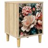 vidaXL Bedside Cabinet BORNE Sonoma Oak 36 x 33 x 50 cm