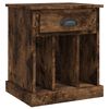 vidaXL Bedside Cabinets 2 pcs Smoked Oak 43x36x50 cm