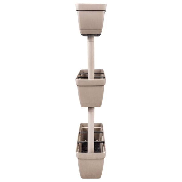 vidaXL Garden Planter 6 pcs 100 cm Taupe