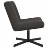 vidaXL Swivel Chair Dark Grey 63 x 75 x 76 cm Sheepskin
