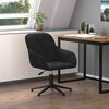 vidaXL Office Chair Height Adjustable Black 56 x 61.5 x 72 cm Velvet