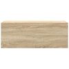 vidaXL Bathroom Wall Cabinet Sonoma Oak 80x25x30 cm Engineered Wood