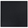 vidaXL Rain Shower Head Stainless Steel 50x50 cm Square Black