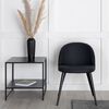 Venture Home Dining Chairs 2 pcs Velvet Polyester Black