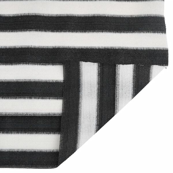vidaXL Privacy Net Anthracite and White 2x25 m HDPE 150 g/m&sup2;