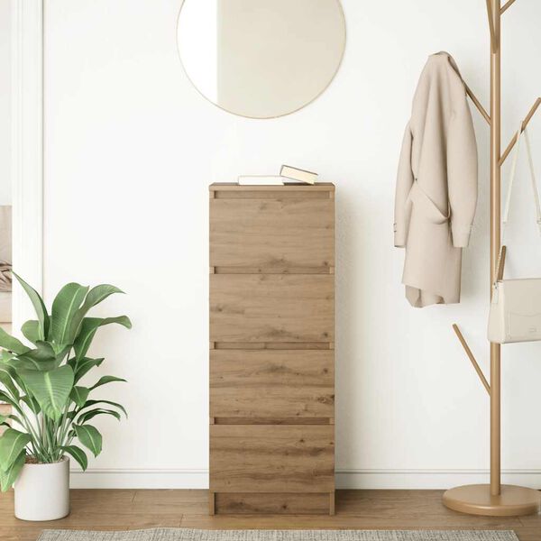 vidaXL Sideboard Artisan Oak 37.5x35x99 cm Engineered Wood