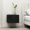 vidaXL Bedside Cabinets 2 pcs High Gloss Black 40x30x30 cm Engineered Wood