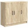 vidaXL Sideboard Sonoma Oak 89 x 34.5 x 77 cm Engineered Wood
