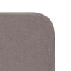 vidaXL Headboard Ear Taupe 80 x 16 x 4 cm Fabric