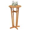 vidaXL Garden Bar Table Ø60x105 cm Solid Wood Acacia