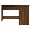 vidaXL Corner Desk Brown Oak 120x140x75 cm Engineered Wood