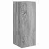 vidaXL TV Wall Cabinet Set 4 pcs Grey Sonoma Engineered Wood