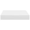 vidaXL Floating Wall Shelves 2 pcs White 23x23.5x3.8 cm MDF