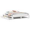 vidaXL Bed Frame without Mattress White 180x200 cm Solid Wood Pine