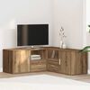 vidaXL Corner Cabinet Artisian Oak 200x40x45 cm Engineered Wood