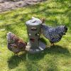 Beeztees Chicken Feeding Tower 30x30x36 cm Grey