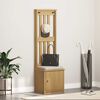 vidaXL Hall Tree SANDNES 45x40x159.5 cm Solid Wood Pine