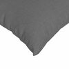 vidaXL Sofa Pillows 2 pcs Dark Grey 50 x 50 cm Fabric