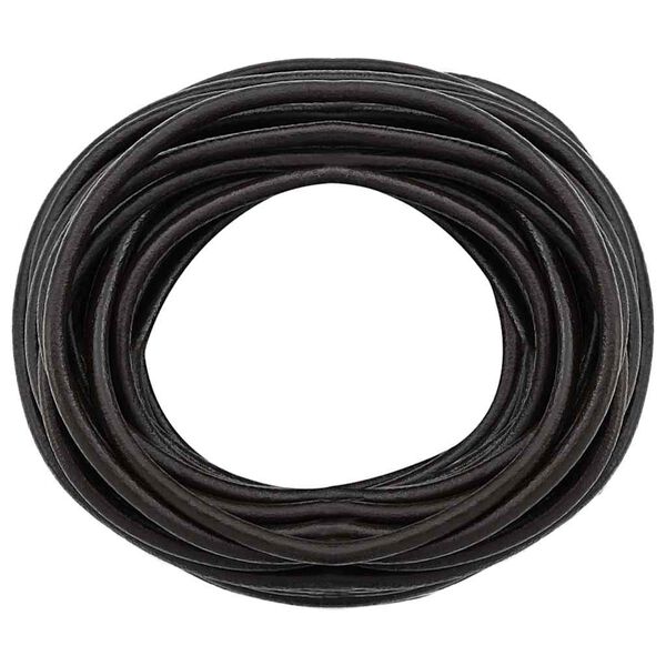 vidaXL Leather Cord Dark Brown &Oslash;4 mm x 50 m Leather