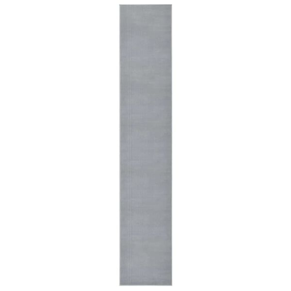 vidaXL Runner Rug BCF Grey 60x350 cm