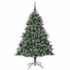 vidaXL Artificial Christmas Tree with Stand Green 126 x 126 x 180 cm