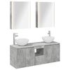 vidaXL Bathroom Cabinet Set 5 pcs Concrete Grey Engineered Wood