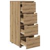 vidaXL Storage Cabinet Artisan Oak 40 x 48 x 105 cm Engineered Wood
