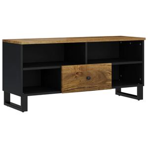 vidaXL TV Cabinet 100x33x46 cm Solid Wood Mango&Engineered Wood