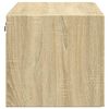 vidaXL Wall Cabinet Sonoma Oak 80x42.5x40 cm Engineered Wood