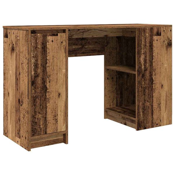 vidaXL Desk Old Wood 120x42x76 cm Engineered Wood
