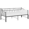 vidaXL Pull-out Sofa Bed Frame without Mattress Black Metal 90x200 cm