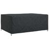 vidaXL Furniture Cover Plain Black 270 x 180 x 90 cm 600D