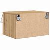 vidaXL Wall-mounted Bedside Cabinet Artisan Oak 50 x 36 x 30 cm