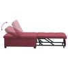 vidaXL Sofa Bed Red 194 x 67 x 37 cm Fabric