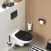 Tiger Toilet Brush and Holder "Bold" Matt Black