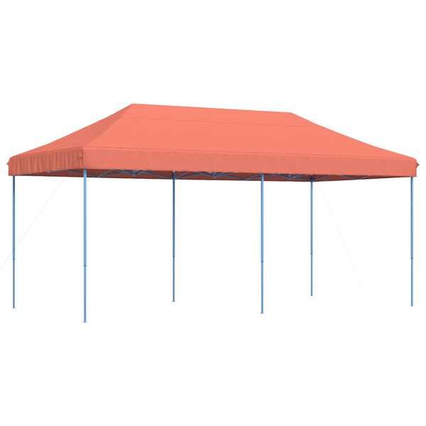 vidaXL Party Tent Folding Terracotta 292 x 580 x 315 cm Oxford Fabric