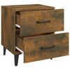 vidaXL Bedside Cabinet Smoked Oak 40x35x47.5 cm