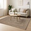 vidaXL Area Rugs Rectangular Natural and Black 160 x 230 cm Jute