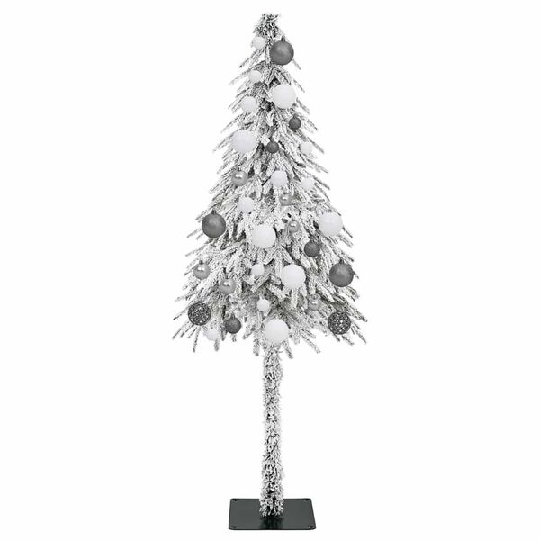 vidaXL Christmas Tree with 150 LEDs White 150 cm PE and Steel
