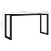 vidaXL Dining Table Leg O Frame 140x60x72 cm