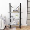 vidaXL 4-Tier Book Cabinet Concrete Grey 80x30x140 cm Engineered Wood