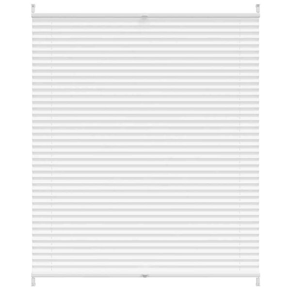Plisse Blind 110x125cm White Pleated Blind